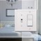 Amerelle Amerelle Chelsea White 2 gang Stamped Steel Decorator/Toggle Wall Plate 1 pk 149TRW - alternate 2